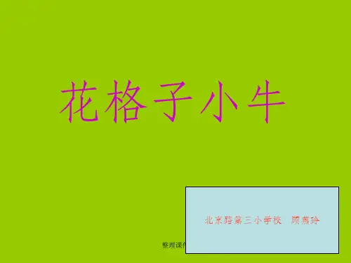 《花格子小牛》课件