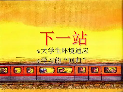 大学生环境适应PPT课件