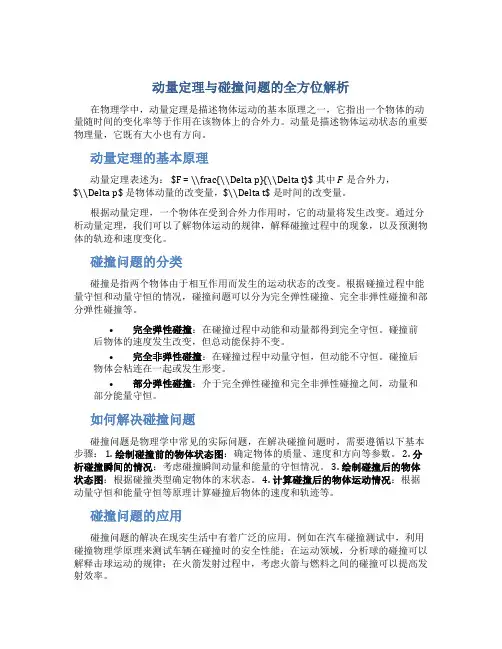动量定理与碰撞问题的全方位解析
