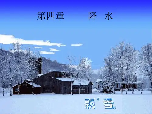 水文学原理(第四章  降水)复习过程