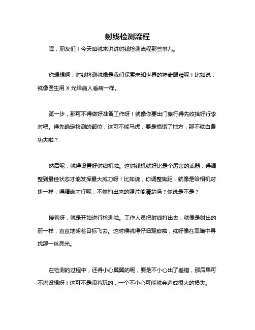 射线检测流程