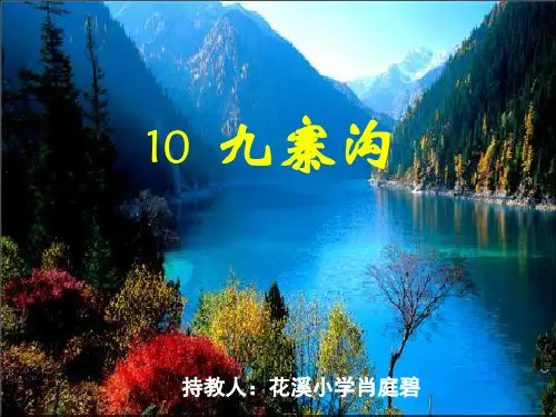 课文《九寨沟》PPT课件
