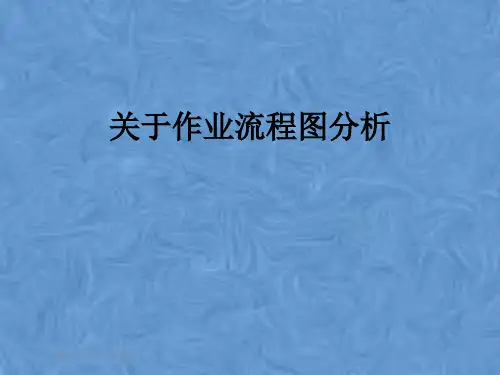 关于作业流程图分析