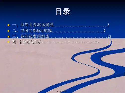 海运航线图解