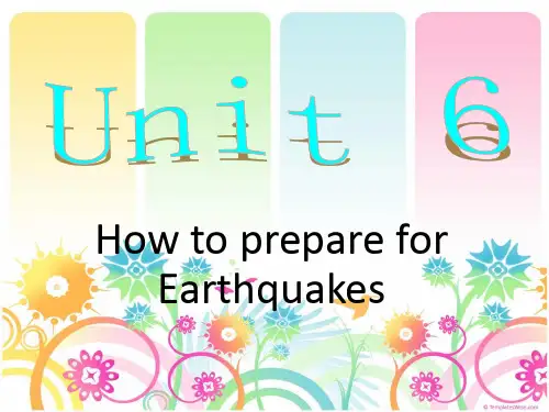 how to prepare for earthquakes