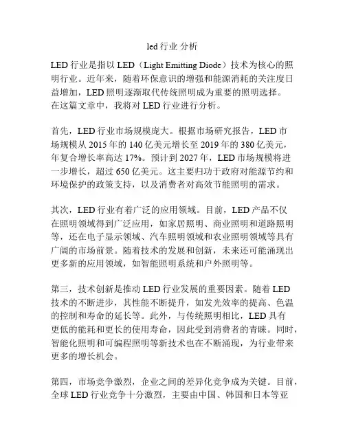 led行业 分析