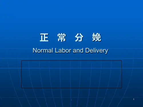 妇产科——正常分娩PPT课件