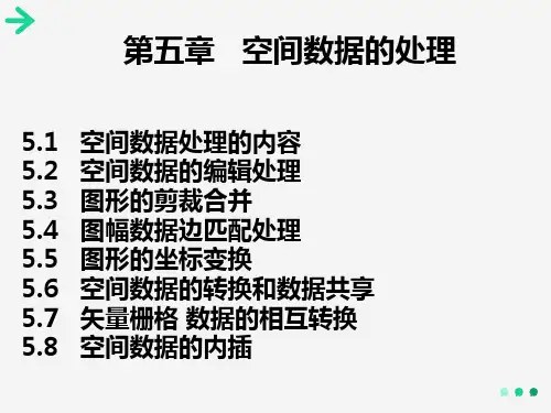 空间数据的处理