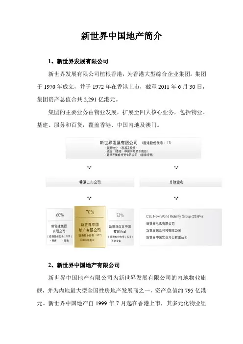 新世界中国地产简介