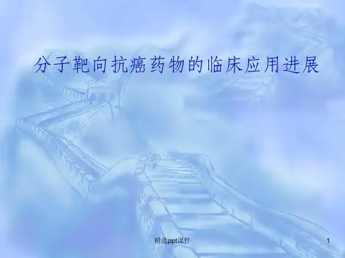 分子靶向抗癌药物的临床应用进展ppt课件