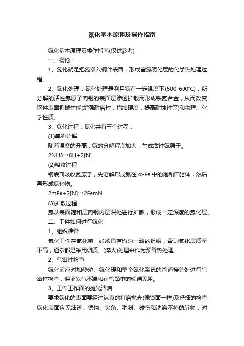 氮化基本原理及操作指南