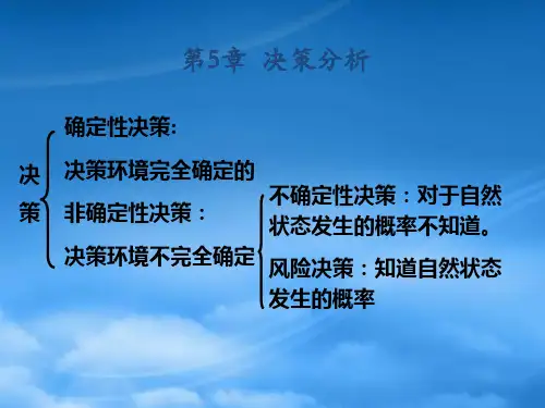 决策分析培训教材(PPT 40页)