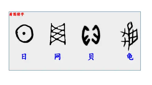 部编二年级语文下册识字3  “贝”的故事(第一课时)