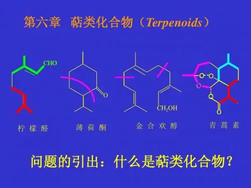 第六章   萜类化合物(Terpenoids)