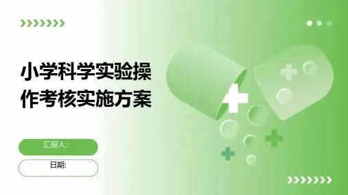 小学科学实验操作考核实施方案