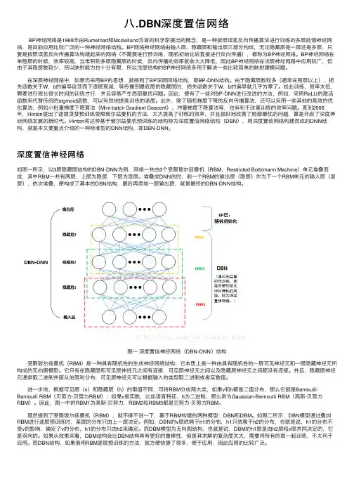 八.DBN深度置信网络