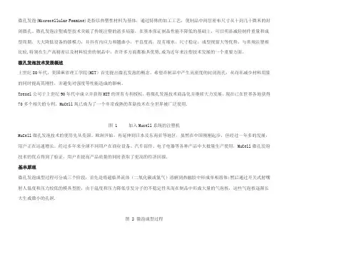 高质量低成本的MuCell微发泡注塑成形技术