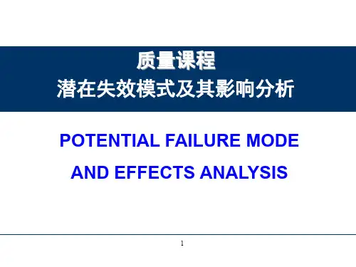 FMEA培训教材  ppt课件