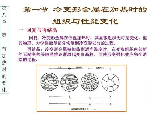 回复与再结晶