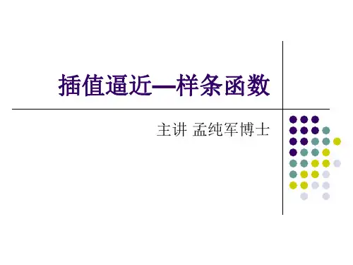 样条函数