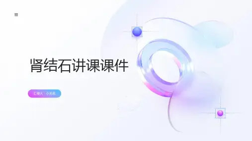 肾结石讲课课件