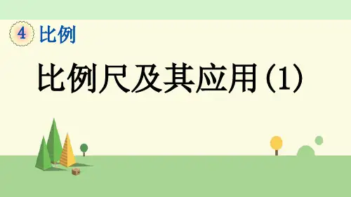 苏教版数学六年级下册     比例尺及其应用(1)