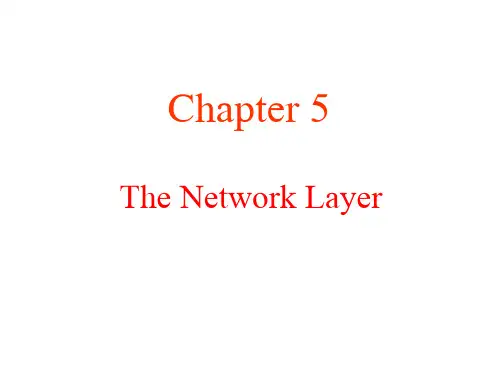 计算机网络chapter5