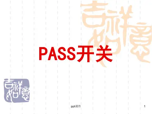 PASS开关  ppt课件