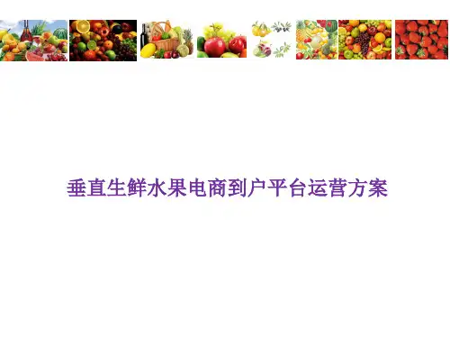垂直生鲜水果电商到户平台运营方案