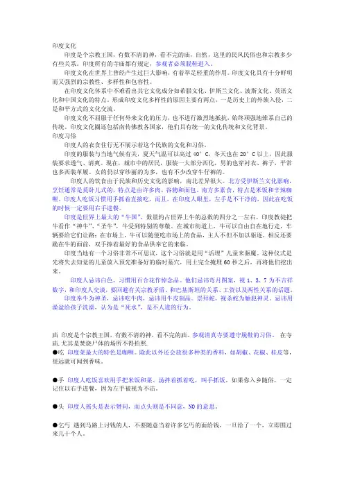 印度文化——精选推荐