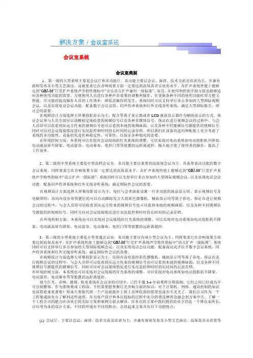 会议室解决方案