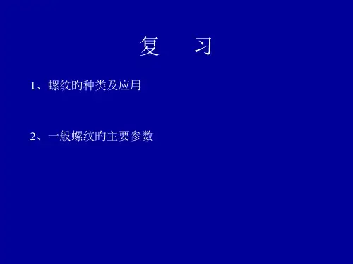 螺旋传动螺纹的代号标注