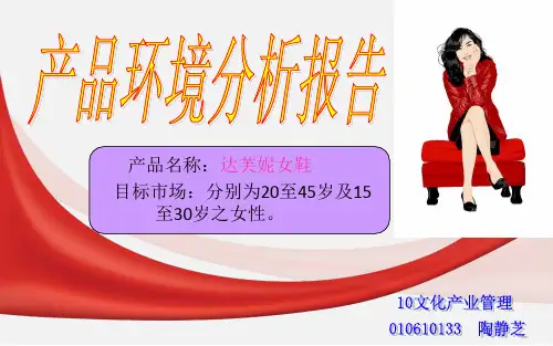 市场营销报告——产品环境分析报告