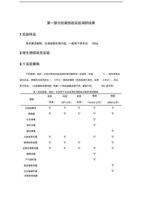 完整版防腐挑战实验