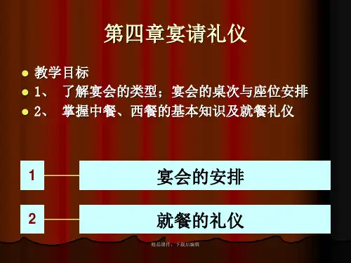 公关礼仪4宴请【精品ppt】