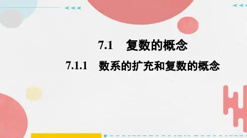 7.1.1数系的扩充和复数的概念课件(人教版)