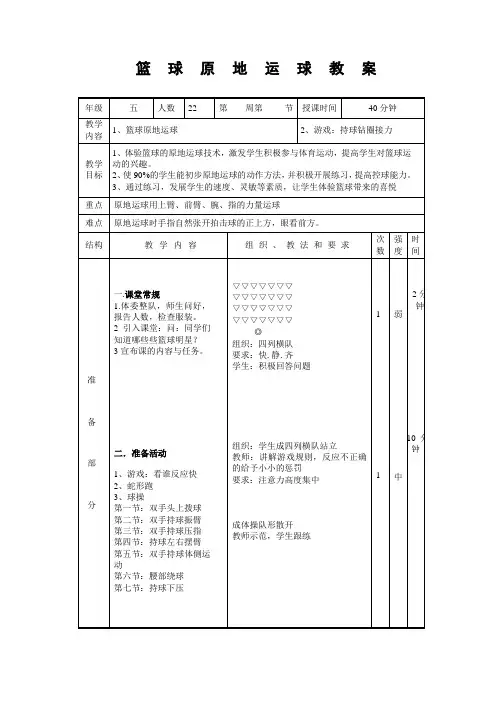 篮球原地运球教案_(5)