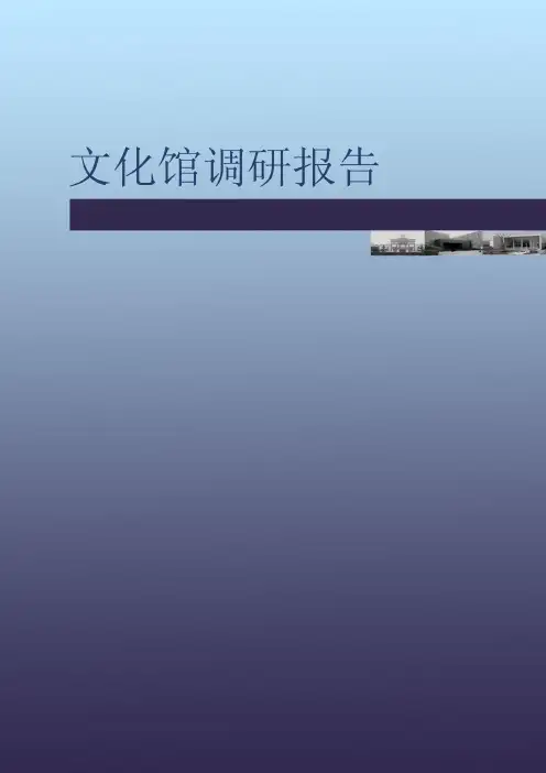 合肥文化馆调研报告