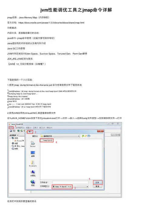 jvm性能调优工具之jmap命令详解