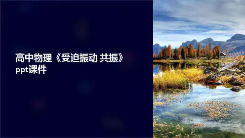 高中物理《受迫振动 共振》课件