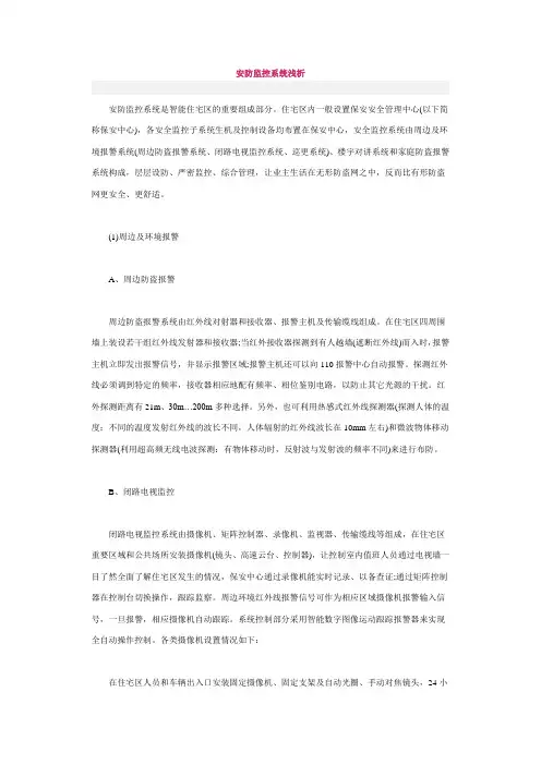 监控系统组成