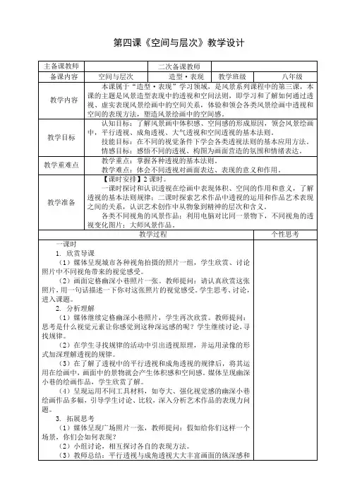 第四课 空间与层次
