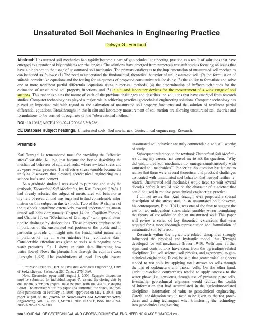 Unsaturated Soil Mechanics in Engineering Practice