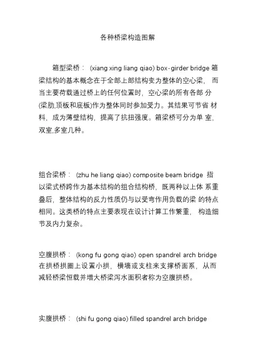 各种桥梁构造图解