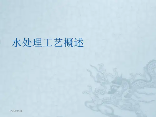水处理工艺培训PPT课件