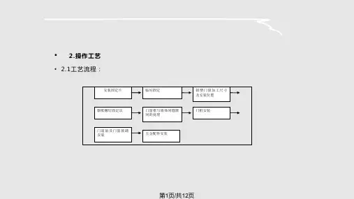 门窗工程技术交底PPT课件