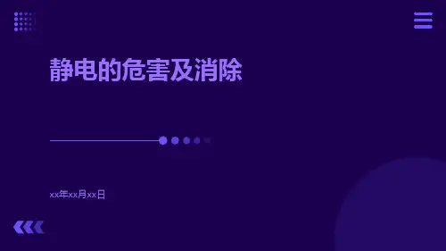静电的危害及消除ppt