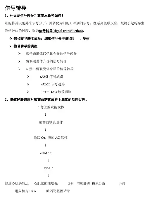 医学分子生物思考题.doc