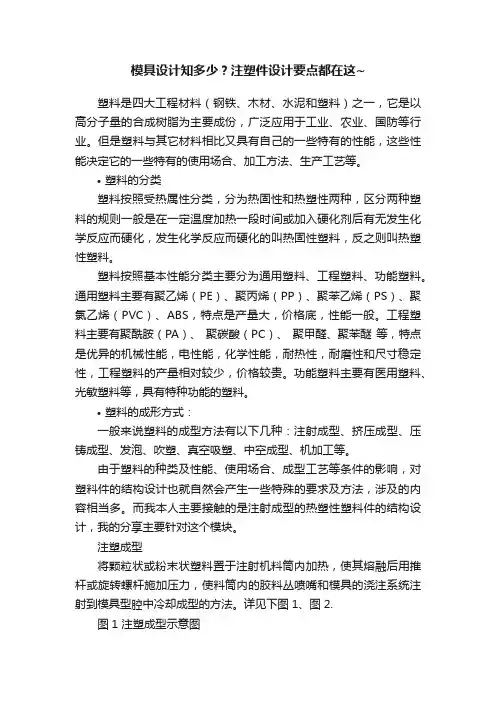 模具设计知多少？注塑件设计要点都在这~