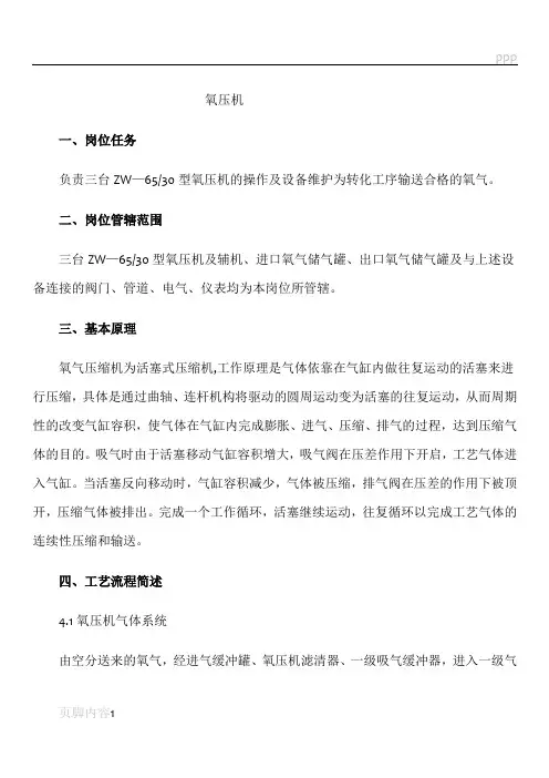 氧压机操作规程